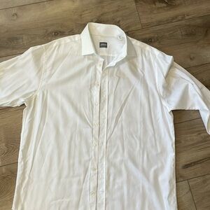 Armani Collezioni Long Sleeve Shirt white formal 45/18/L